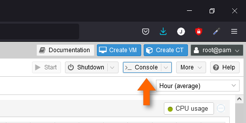 VM - Console